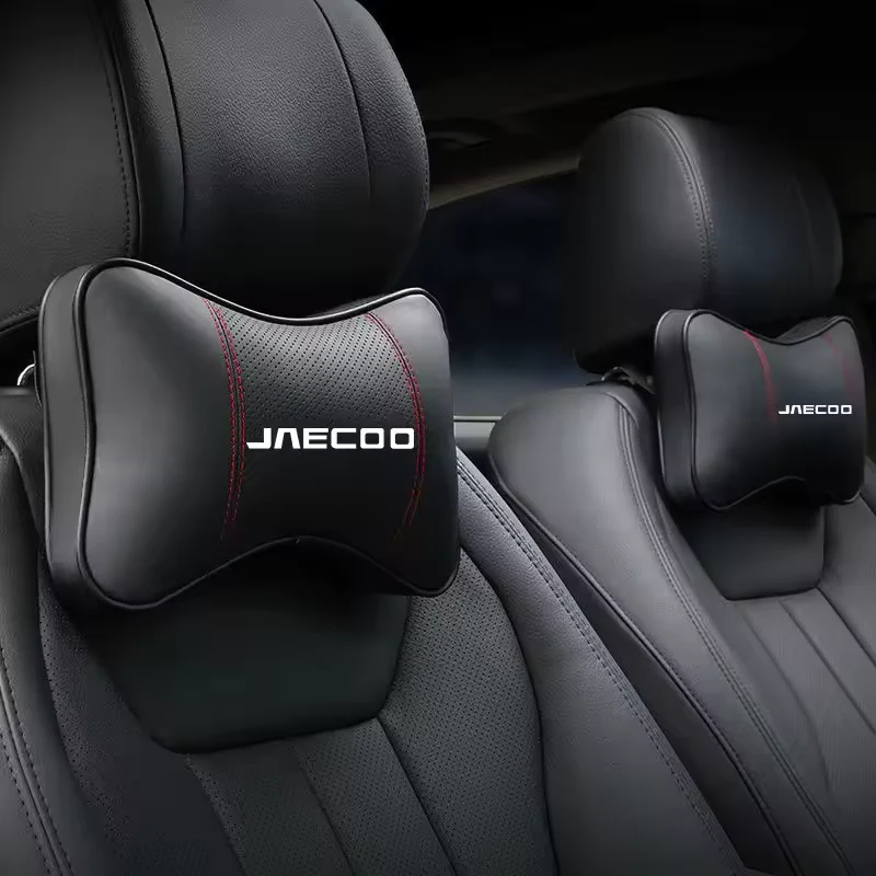 Jaecoo Car Seat Neck Pillow & Seat Belt Shoulder Pad Set | Comfort Headrest Cushions - Image 5