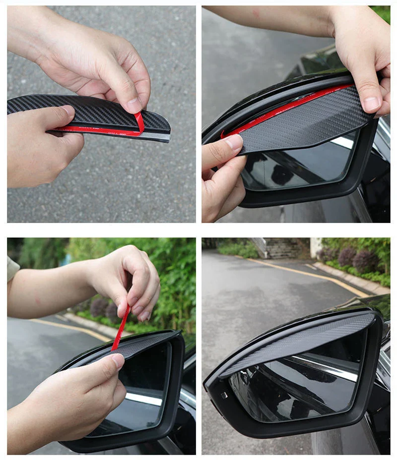 Jaecoo Rearview Mirror Rain Eyebrow Shields | 2pcs Rainproof Covers - Image 5