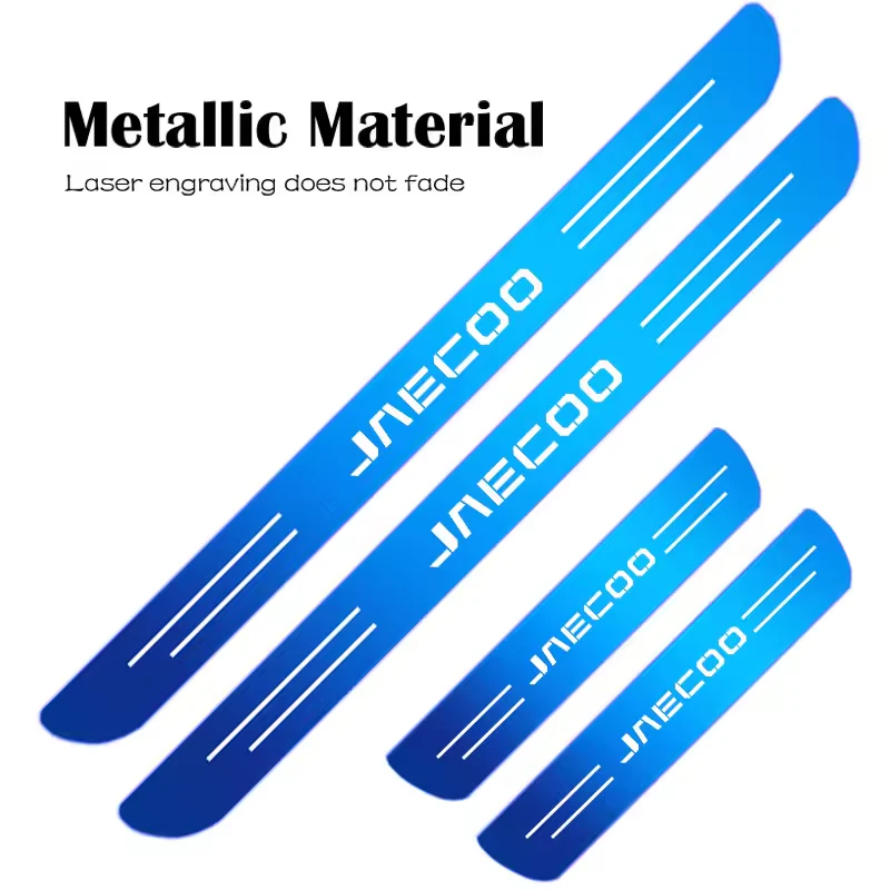 Jaecoo Door Sill Protectors | 4pcs Stainless Steel Threshold Strips for J7, J8 & J5 - Image 4