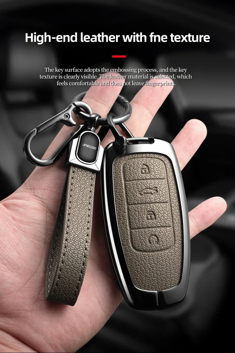 Jaecoo Key Cover with Keychain for Jaecoo J7 & J8 | Protective Smart Key Case - Image 3